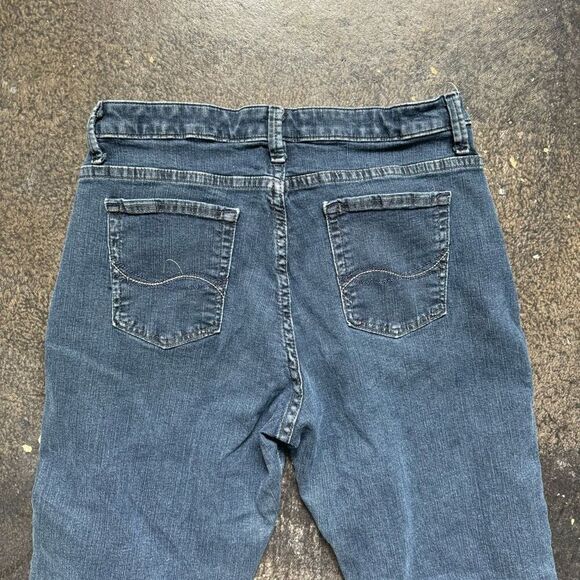 Lee Women's Jeans Slender Secret Lower On The Waist Size 12 Short Stretch - Picture 13 of 15